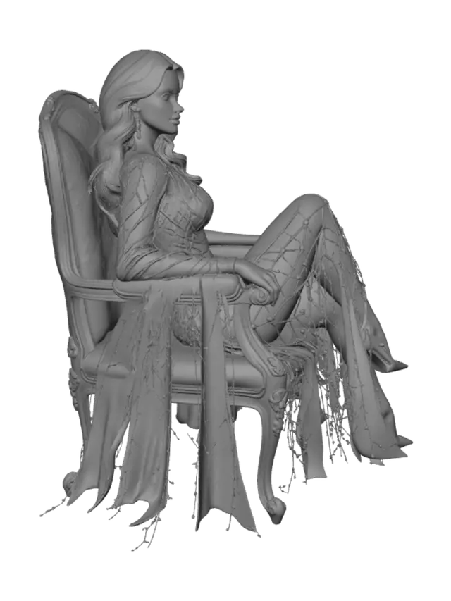 3D model for Crimson Elegance