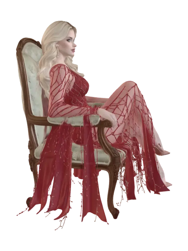 3D model for Crimson Elegance