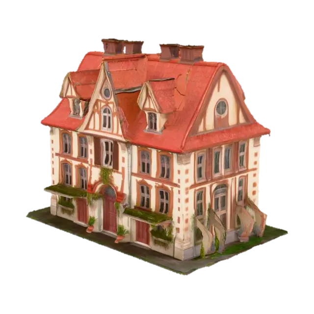 Victorian Elegance - Refined 3D model, vytvořený pomocí AI