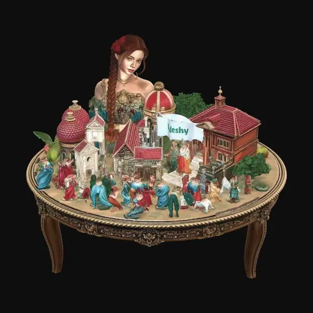 3D model for Queen of the Miniature City