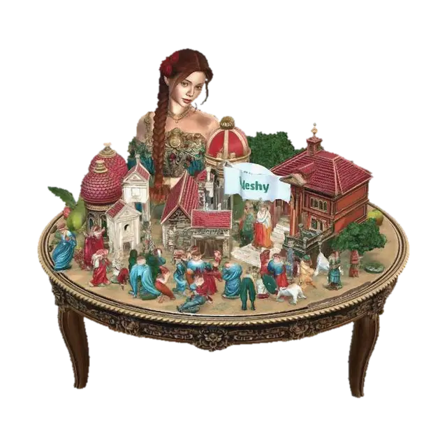 3D model for Queen of the Miniature City