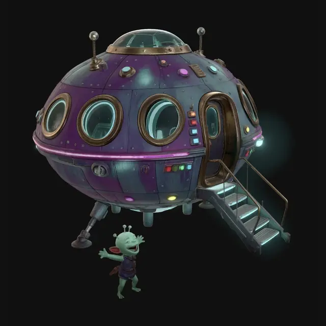 3D model for Neon Orbital Playground