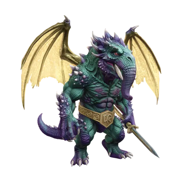 3D model for Goldwing Dragon Knight