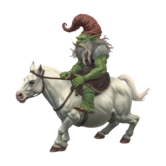 A fast rider - Pony 3D model, vytvořený pomocí AI