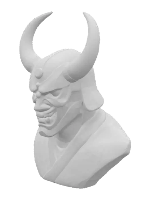 3D model for Samurai Oni Mask