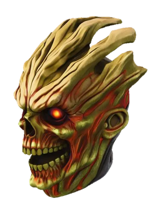 Ethereal Nightmare - Ghostly 3D model, vytvořený pomocí AI