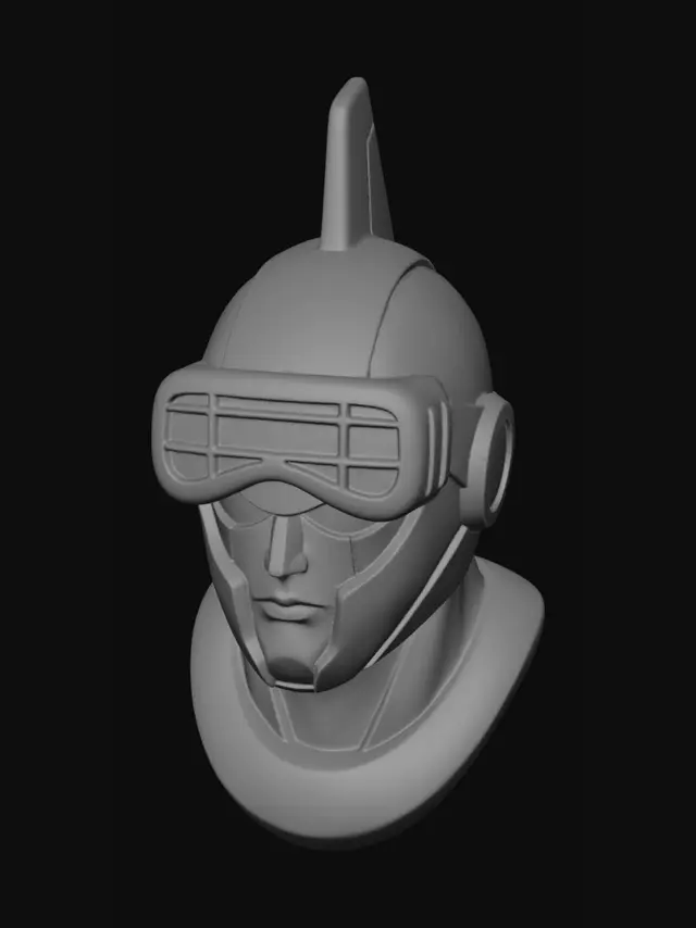 3D model for Cerulean Sentinel Helmet