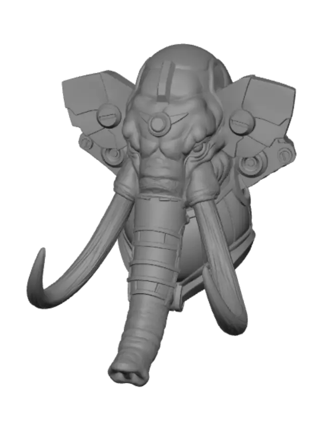 3D model for Ironbound Mammoth