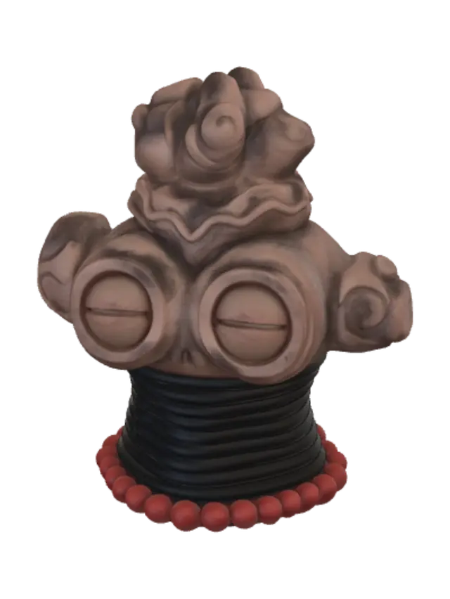 3D model for Terracotta Goggle Idol