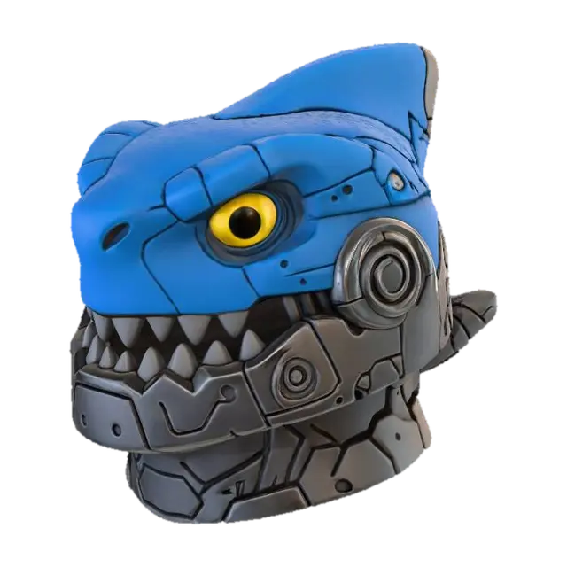 3D model for Mecha Dino Head