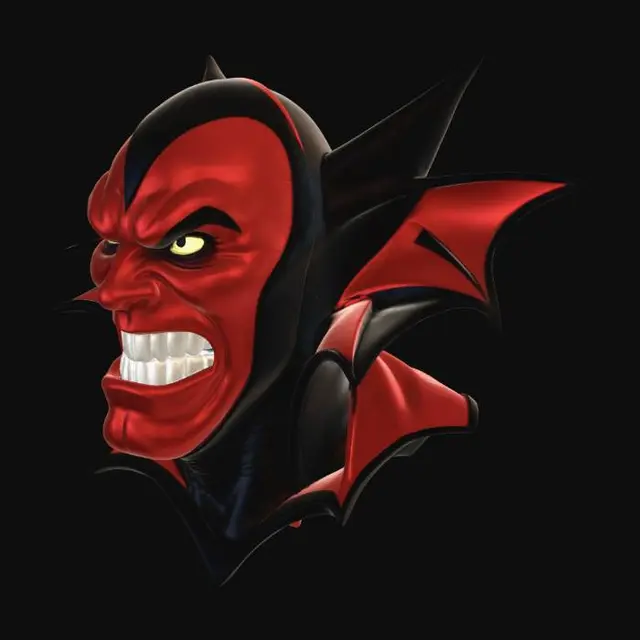 3D model for Crimson Fury
