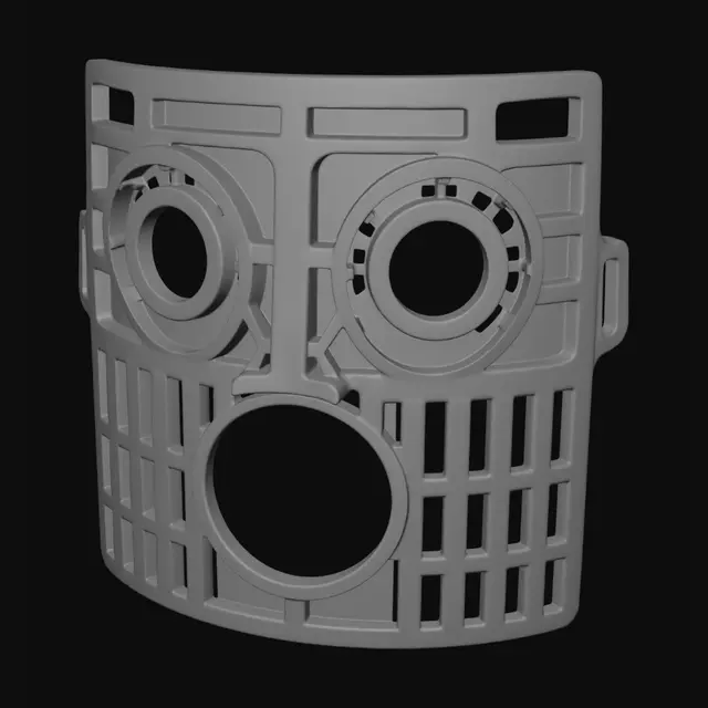 3D model for Golden Robotic Mask