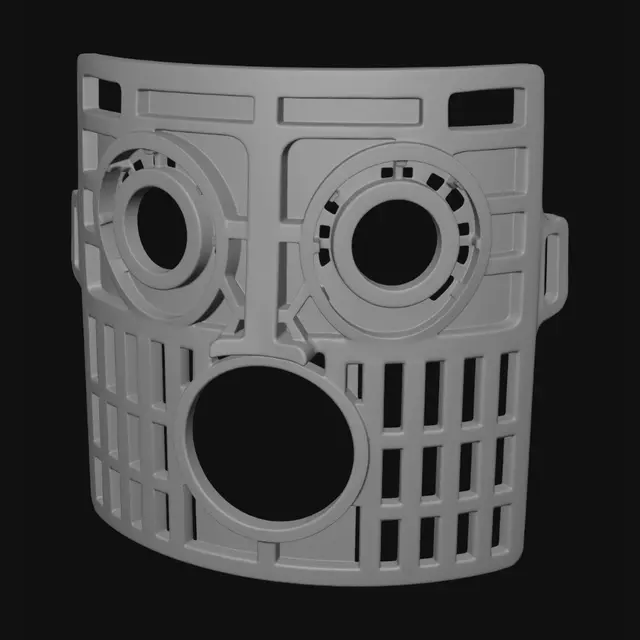 3D model for Golden Robotic Mask