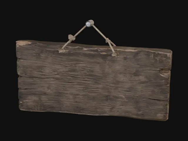 3D model for Weathered Rustic Wooden Sign