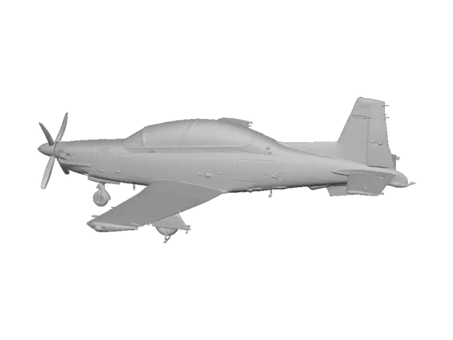 3D model for Shark Mouth French Trainer on the Tarmac