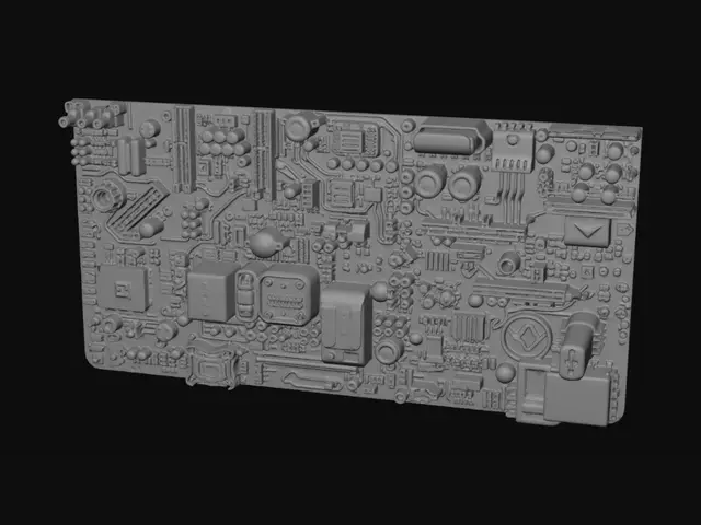 3D model for Neon Circuit Mosaic