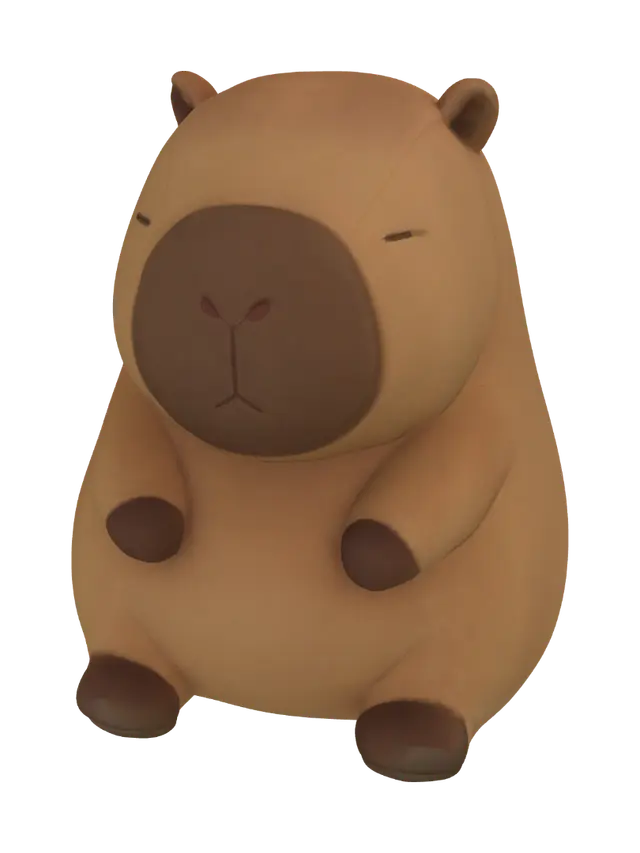 3D model for Sleepy Orange Bear