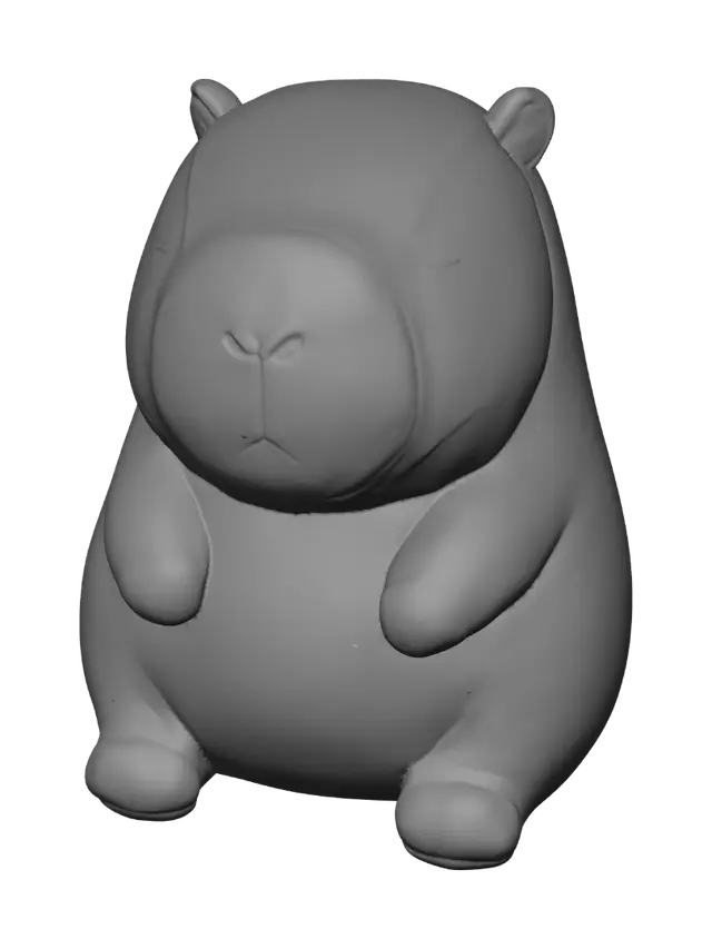 3D model for Sleepy Orange Bear