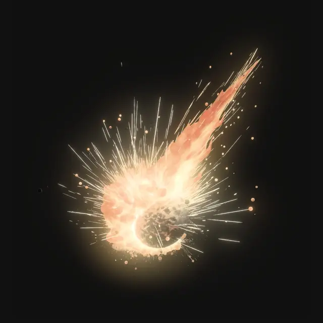 3D model for Desert Fireball Impact