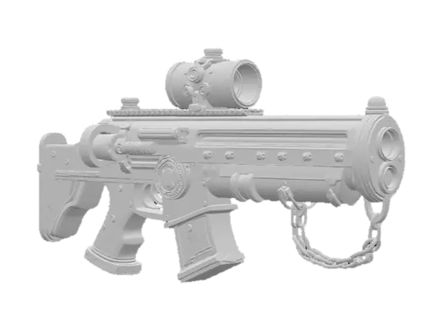3D model for Steampunk Dominion Rifle
