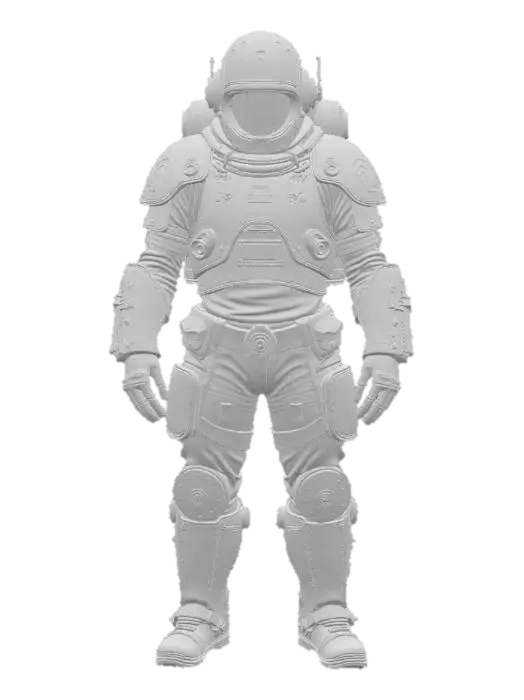 3D model for Steampunk Scientific researcher