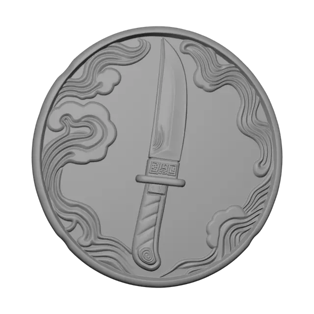 3D model for Dagger on a Coin