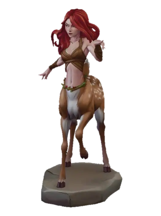 Cervitaur F V1 - Fey 3D model, vytvořený pomocí AI