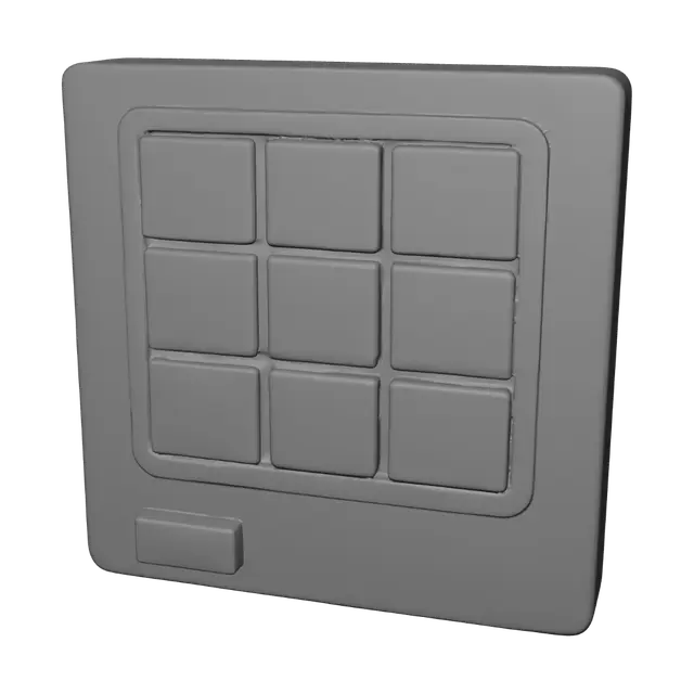 3D model for Color Grid Keypad