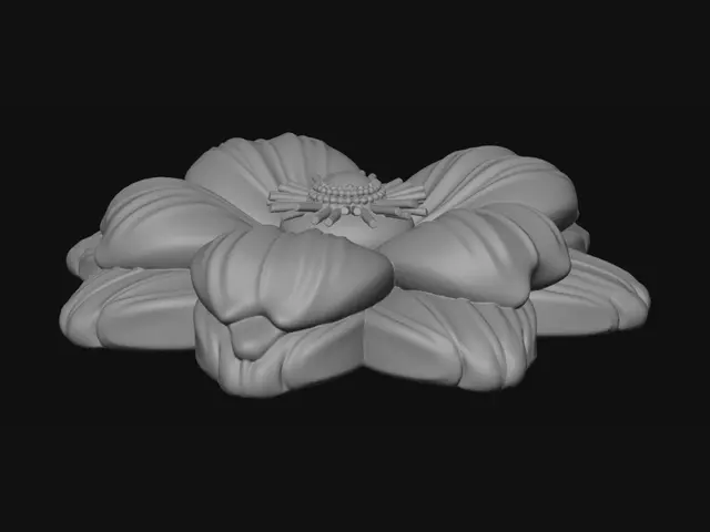 3D model for Sunlit Pink Blossom