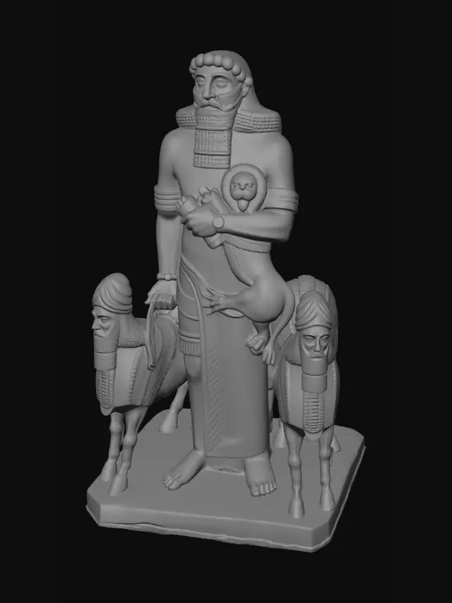 3D model for Statue of Gilgamesh