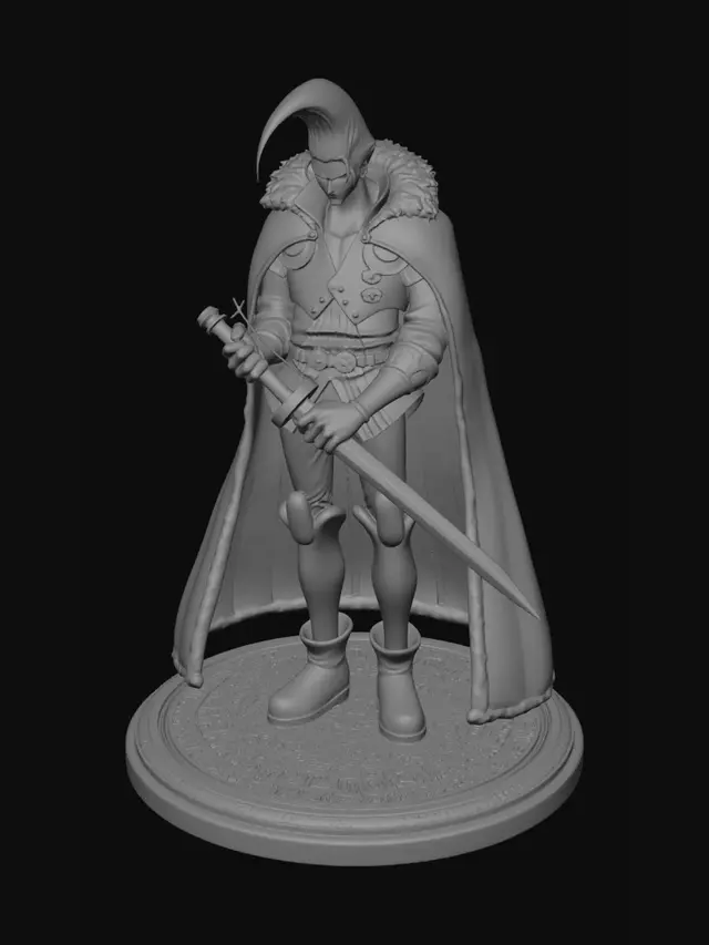 3D model for Golden Dawn Duelist