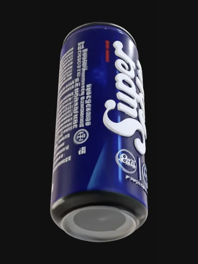3D model for Blue Super Cola Can