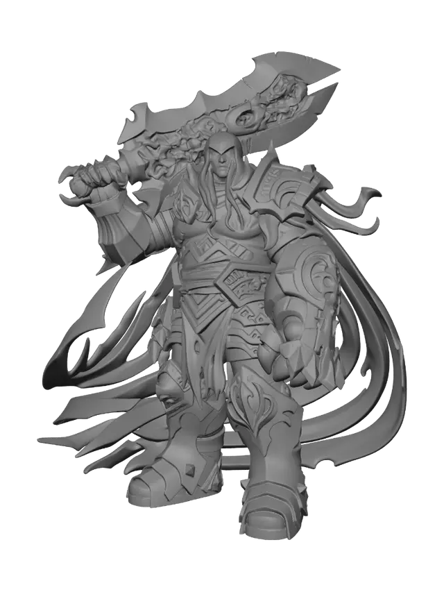 3D model for Crimson Warlord of the Iron Aegis