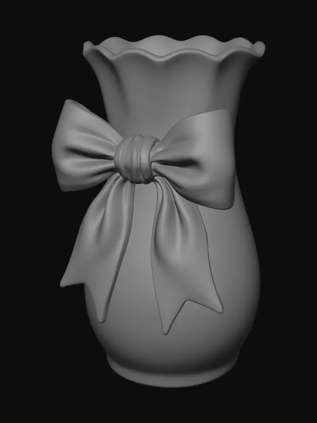 3D model for Pink Bow Vase