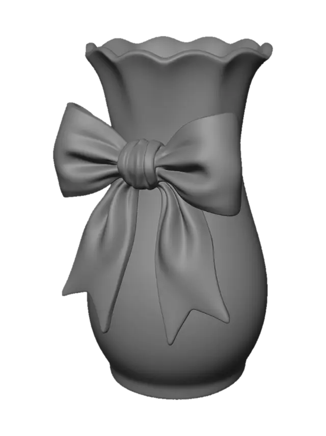 3D model for Pink Bow Vase
