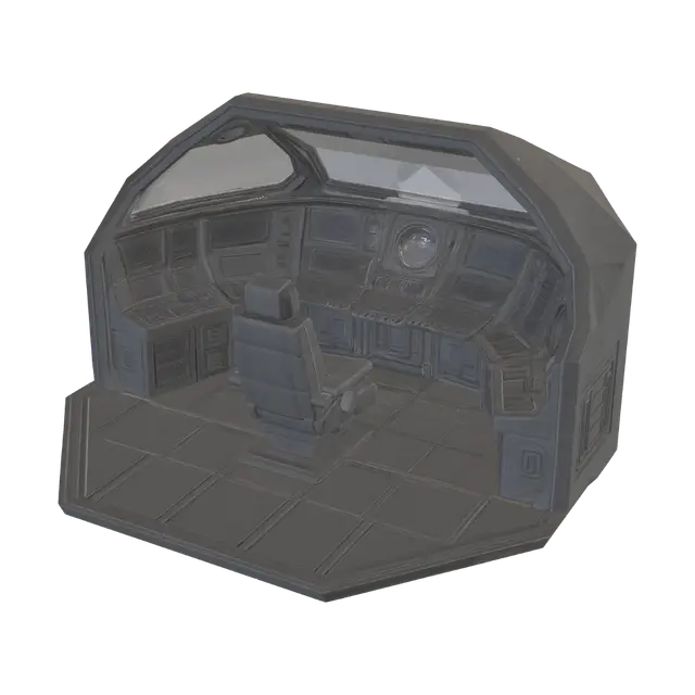 3D model for Starship Bridge Console