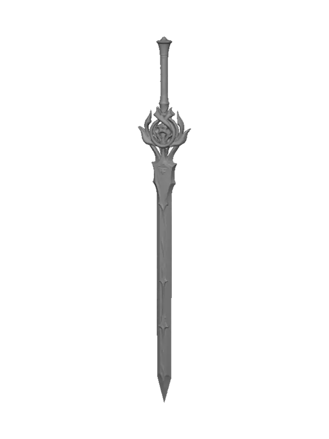 3D model for Azure Seraph Blade