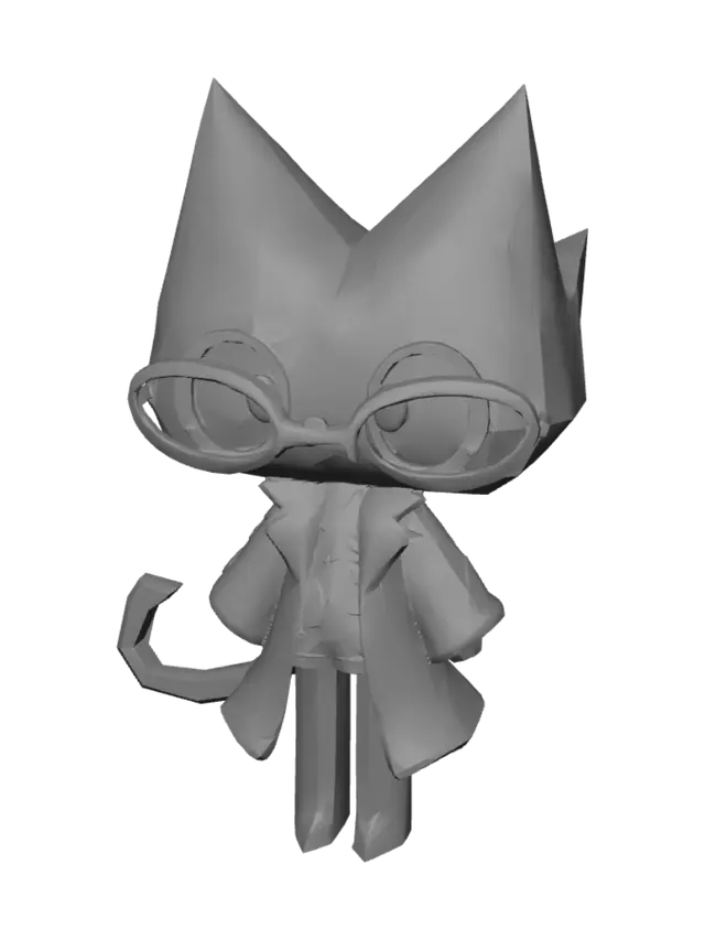 3D model for Cosmic Cat Noir