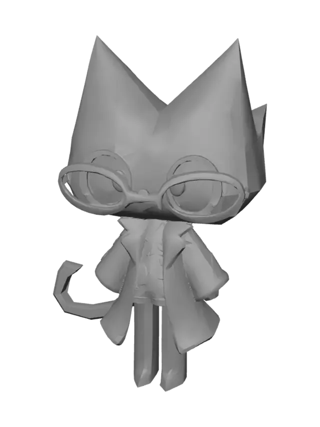 3D model for Cosmic Cat Noir