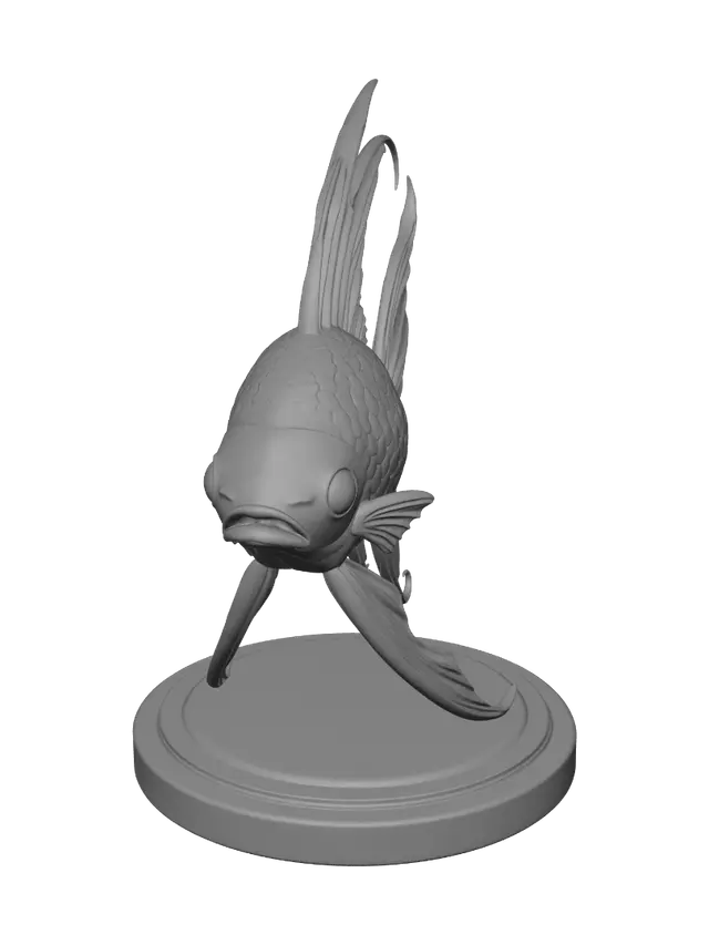 3D model for Gilded Koi