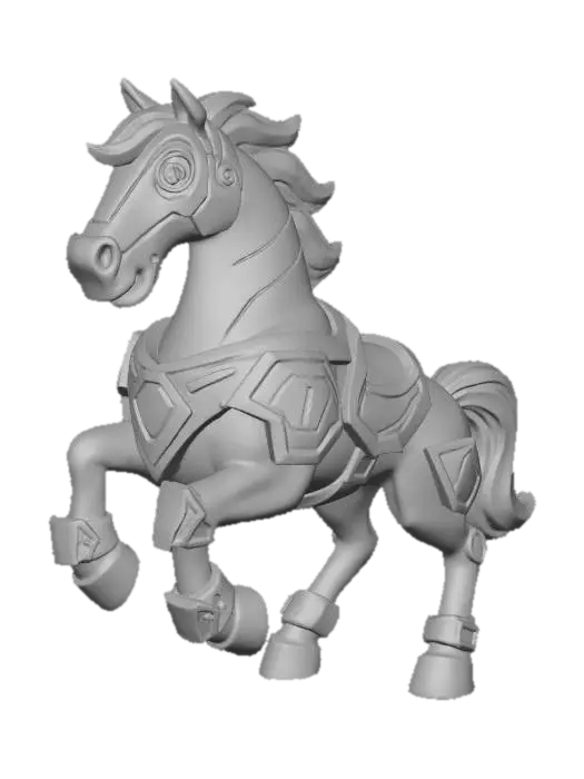3D model for Stand horse, fortnite style