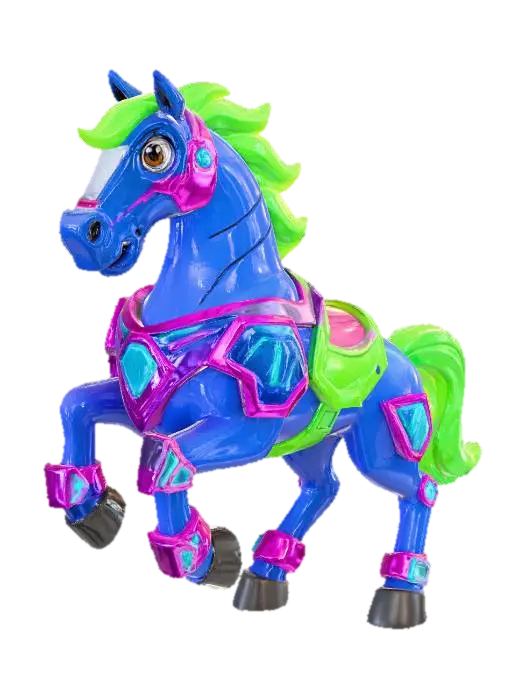 3D model for Stand horse, fortnite style