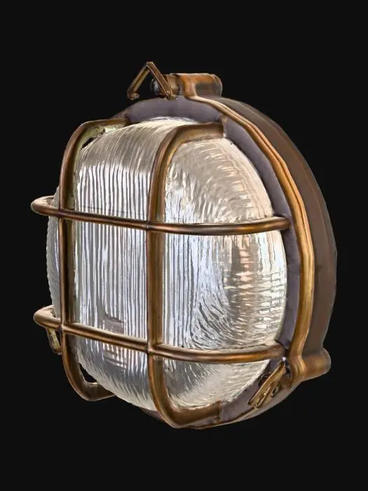 3D model for Vintage Nautical Wall Light