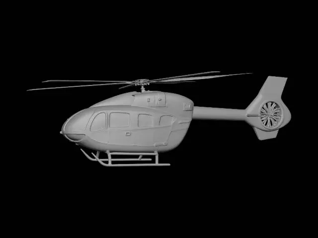 3D model for Neon Wireframe Helicopter