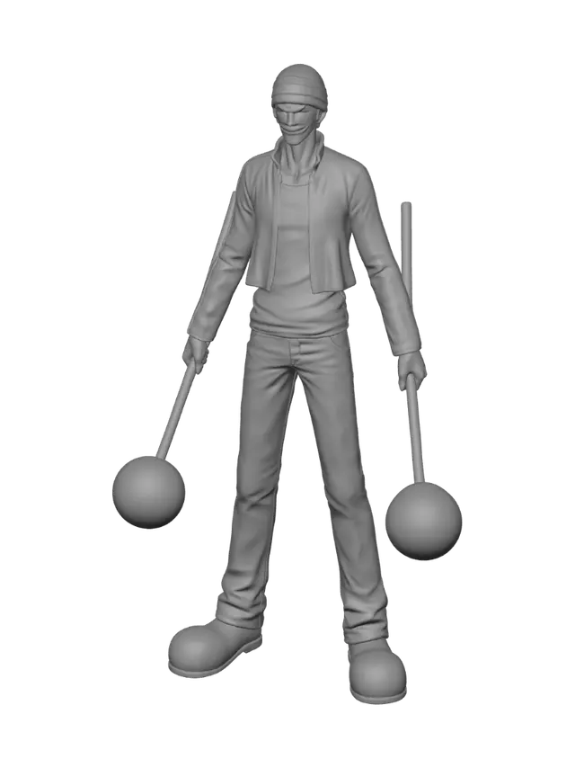 3D model for Dual Mace Warrior