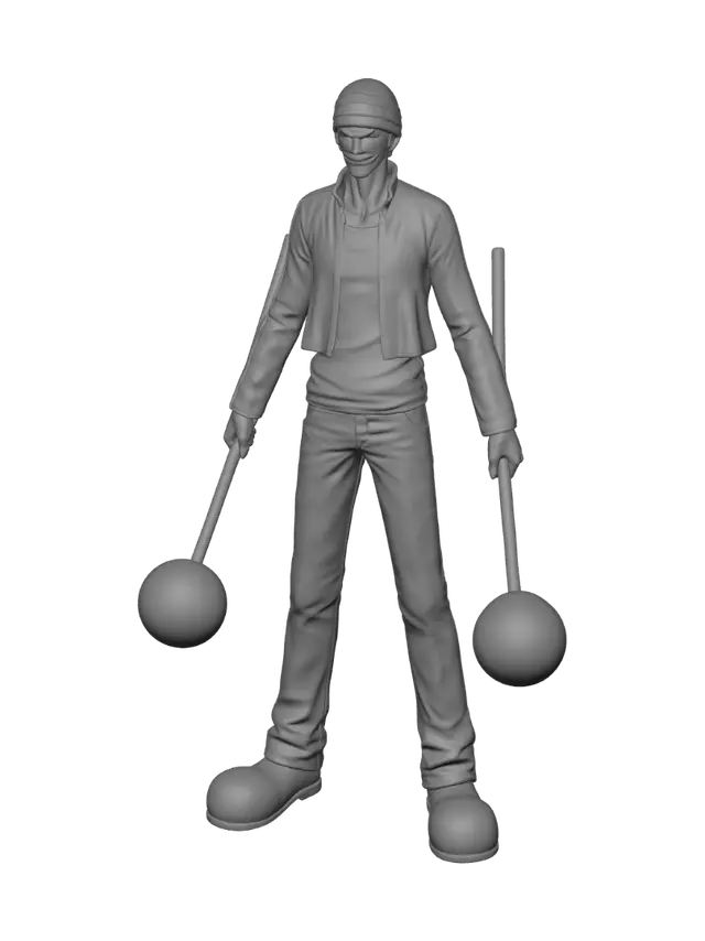 3D model for Dual Mace Warrior