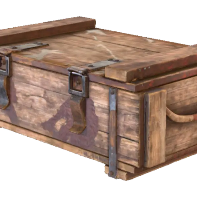 Loot chest 3D model, vytvořený pomocí AI