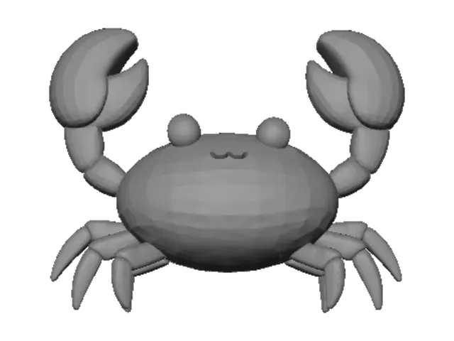 3D model for Cheerful Red Crab