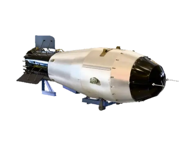 Tsar Bomba - Nuclear 3D model, vytvořený pomocí AI