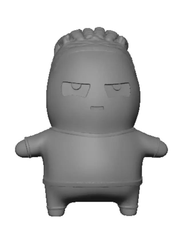 3D model for Pixel Brazil Fan